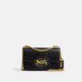 Coach Tabby Chain Clutch Black Leather Bag-thumb-0