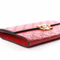 Gucci Guccissima Padlock Clutch Hibiscus Red-thumb-3