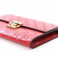 Gucci Guccissima Padlock Clutch Hibiscus Red-thumb-5