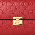 Gucci Guccissima Padlock Clutch Hibiscus Red-thumb-7