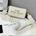 Marc Jacobs White Leather Mini Crossbody Bag-thumb-0