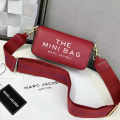 Marc Jacobs Red Leather Mini Crossbody Bag-thumb-0