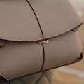 Polene Mokki Edition Textured Beige Shoulder Bag-thumb-1