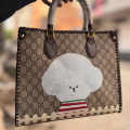 Gucci Braided Printed Tote Bag-thumb-1