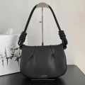 Loewe Black Leather Satchel Bag-thumb-0