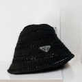Prada Black Premium Bucket Hat-thumb-1