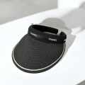 CHANEL VISOR HAT BLACK PRIMIUM CAP-thumb-0