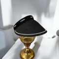 CHANEL VISOR HAT BLACK PRIMIUM CAP-thumb-1