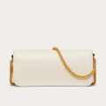 Valentino Garavani Locò White Shoulder Bag-thumb-2