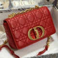Christian Dior Supple Cannage Red Sling Bag-thumb-0