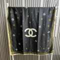 Chanel Premium Quality Black Silk Stole-thumb-1