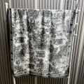 Dior Premium Quality Black & White Silk Stole-thumb-1