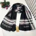 Burberry Designer Black Silk Stole-thumb-0