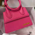 Jacquemus Chiquito Moyen Pink Handbag-thumb-0