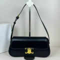 Celine Lola Triomphe Black Shoulder Bag-thumb-0