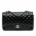 Chanel Lambskin Black Classic Bag-thumb-0