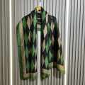 Gucci Designer Green Silk Stole-thumb-1