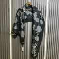 Chanel Premium Quality Black Silk Stole-thumb-1