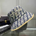Celine White & Blue Premium Bucket Cap-thumb-2