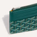 Goyard Green Premium Long Card Wallet-thumb-4