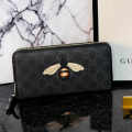 Gucci GG Supreme Monogram Bee Print Long Wallet-thumb-2