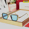 Ferragamo Blue & Golden Luxury Sunglasses-thumb-0