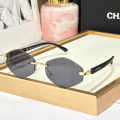 Chanel Black & Golden Premium Women's Sunglasses-thumb-0
