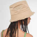 Prada Beige Premium Bucket Hat-thumb-1