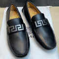 Versace Black Premium Quality Loafers-thumb-0
