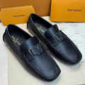 Louis Vuitton Hockenheim Moccasin Black Loafers-thumb-0