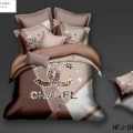 Chanel Brown Premium Quality Bedsheet-thumb-0