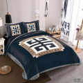 Givenchy Blue Premium Quality Bedsheet-thumb-0