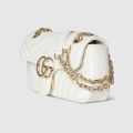 Gucci Matelasse Super Mini GG White Marmont Bag-thumb-1