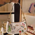 Coach Signature Sketch White Shoulder Bag-thumb-1