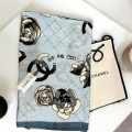 Chanel Premium Quality Blue Silk Stole-thumb-1