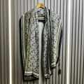 Louis Vuitton Premium Quality Grey Silk Stole-thumb-1