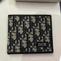 Dior Black Leather Bifold Wallet-thumb-0
