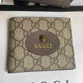 Gucci Brown Premium Compact Wallet-thumb-0