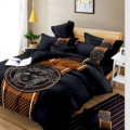 Versace Black Premium Quality Bedsheet-thumb-0