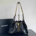 Chanel Maxi Black Hobo Bag-thumb-0