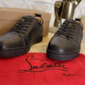 Christian Louboutin Junior leather Black Sneakers-thumb-1