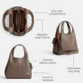 Coach Lana Beige Shoulder Bag-thumb-4