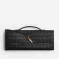 Bottega Veneta Andiamo Black Clutch Bag-thumb-0