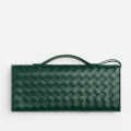 Bottega Veneta Long Andiamo Green Clutch Bag-thumb-1