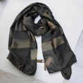 Louis Vuitton Designer Black Cotton Silk Stole-thumb-0