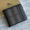 Burberry Black Premium Compact Wallet-thumb-1