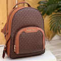 Michael Kors MK Jaycee Brown Backpack-thumb-0