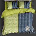 Versace Blue & Green Premium Quality Bedsheet-thumb-0