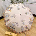 Burberry Cream Teddy Print Premium Quality Umbrella-thumb-0