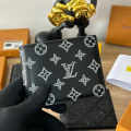 Louis Vuitton Black Premium Compact Wallet-thumb-0